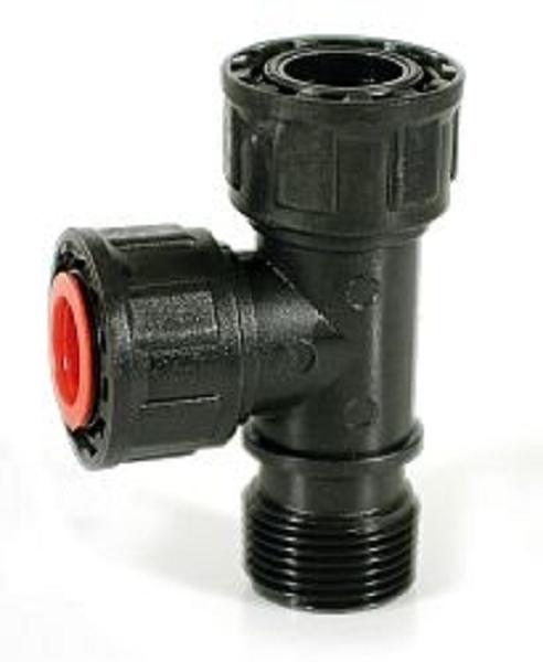 T - Stück 1" 2x O-Ring - 1x AG