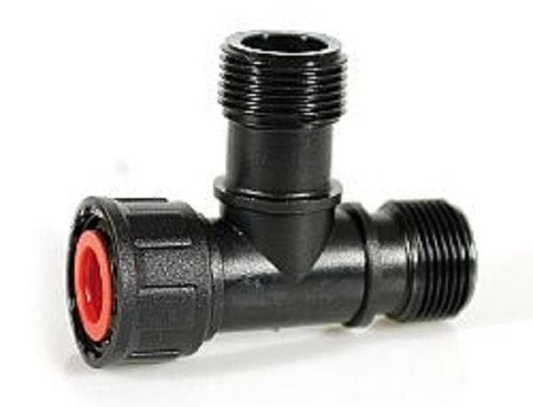 T - Stück 1" 1x O-Ring - 2x AG