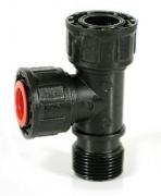 T - Stück 1" 2x O-Ring - 1x AG