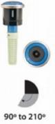 Rotationsdüse MP-3 , 90°-210°, Farbe: blau